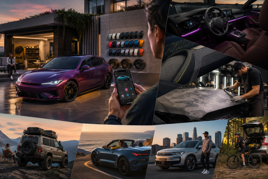 personalised mobility, automotive personalization, custom car design, driver automotive identity, vehicle customization trends, smart mobility solutions, personalized car features, automotive innovation, bespoke vehicle features, driver experience customization